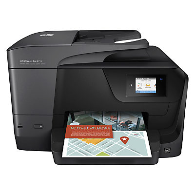 HP Officejet Pro 8715 All-in-One Wireless Printer & Fax Machine With Touch Screen, HP Instant Ink Compatible
